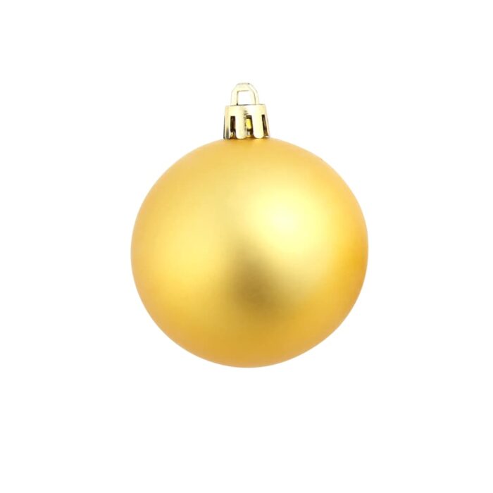 100-tlg. Weihnachtskugel-Set 3/4/6 cm Golden – Bild 9