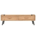 TV-Schrank Massivholz Tanne 120x33x35 cm – Bild 2