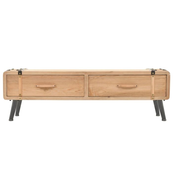 TV-Schrank Massivholz Tanne 120x33x35 cm – Bild 2