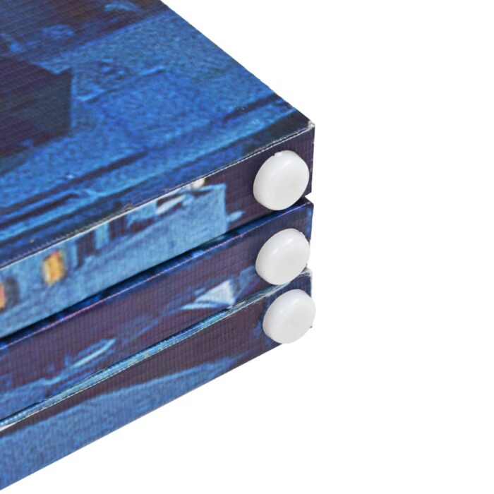 Raumteiler klappbar 120 x 170 cm Paris bei Nacht – Bild 5