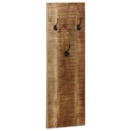 Wandgarderobe 2 Stk. Mangoholz Massiv 36x110x3 cm – Bild 11