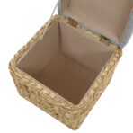 Ottoman-Set 2 Stk. Seegras Grau – Bild 10