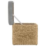 Ottoman-Set 2 Stk. Seegras Grau – Bild 9