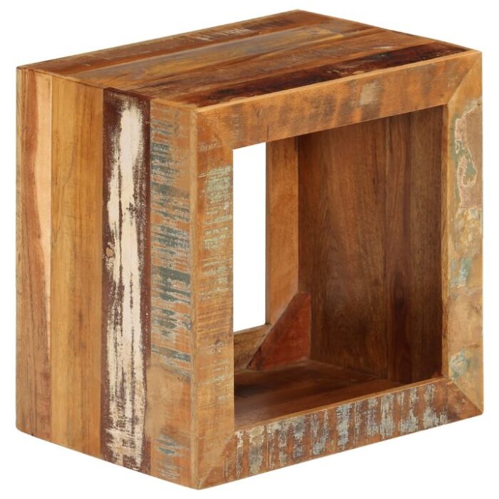 Hocker 40x30x40 cm Altholz Massiv – Bild 9