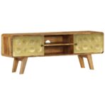 TV-Schrank Massivholz Mango 120x30x45 cm – Bild 11