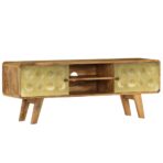 TV-Schrank Massivholz Mango 120x30x45 cm – Bild 12