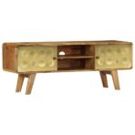 TV-Schrank Massivholz Mango 120x30x45 cm – Bild 13