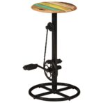 Barhocker 2 Stk. Altholz Massiv – Bild 3