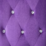 Esszimmerstühle 2 Stk. Schwarz Samt – Bild 9