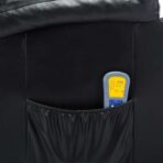 Massage-Schaukelsessel Schwarz Kunstleder – Bild 11