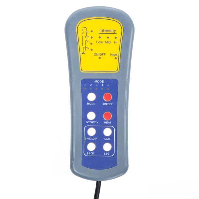 Massage-Schaukelsessel Schwarz Kunstleder – Bild 13