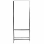 Kleiderständer 59 x 35 x 150 cm Schwarz – Bild 2