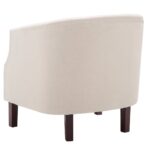 Sessel Beige Stoff – Bild 5