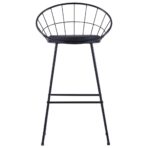 Barhocker 2 Stk. Schwarz Kunstleder – Bild 2