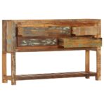 Sideboard 120x30x75 cm Altholz Massiv – Bild 4