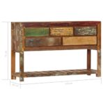 Sideboard 120x30x75 cm Altholz Massiv – Bild 8