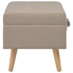 Hocker mit Stauraum 40 cm Stoff – Bild 3