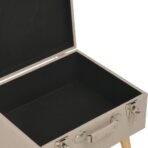 Hocker mit Stauraum 40 cm Stoff – Bild 6