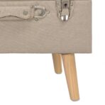 Hocker mit Stauraum 40 cm Stoff – Bild 8