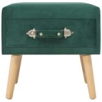 Nachttisch Grün 40x35x40 Samt – Bild 4