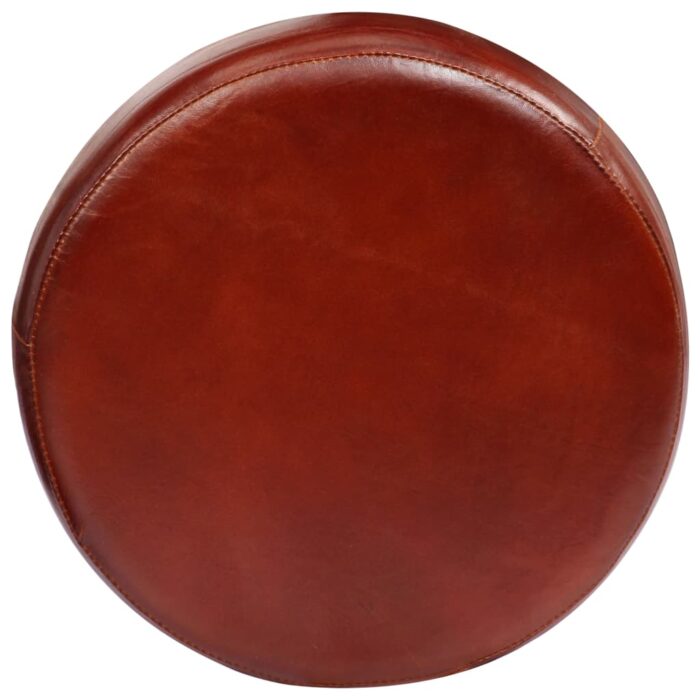 Barhocker 2 Stk. Echtleder – Bild 4