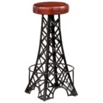 Barhocker 2 Stk. Echtleder – Bild 9