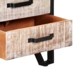 TV-Schrank 110x30x41 cm Massivholz Akazie – Bild 5
