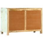 Sideboard Hellblau 110x35x70 cm Massivholz Mango – Bild 4
