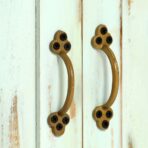 Sideboard Hellblau 110x35x70 cm Massivholz Mango – Bild 6