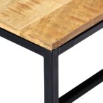 Esszimmerbank 120 cm Massives Raues Mangoholz - 120 cm – Bild 4