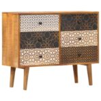 Sideboard mit Druckmustern