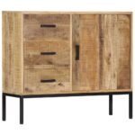 Sideboard 88x30x71 cm Massivholz Mango