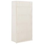Kleiderschrank Grau 79 x 40 x 170 cm Stoff – Bild 3