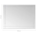 Wandspiegel 60x40 cm Glas – Bild 6