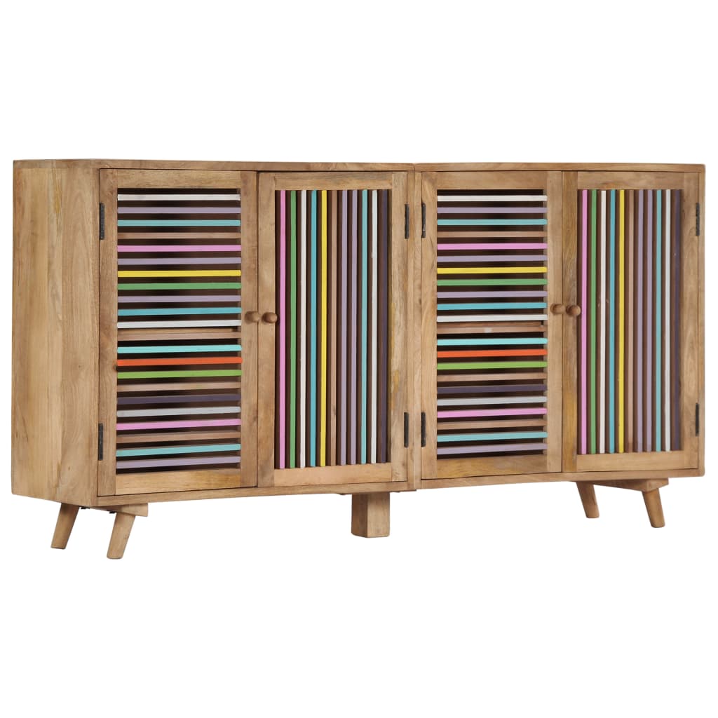 249865_1.jpg Sideboard 100x30x75 cm Massivholz Mango - 1, 100 cm – Bild 1