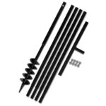 Erdbohrer mit Griff 100 mm Verlängerungsrohr 5 m