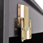 3-tlg. Badmöbel-Set mit Waschbecken Schwarz – Bild 5