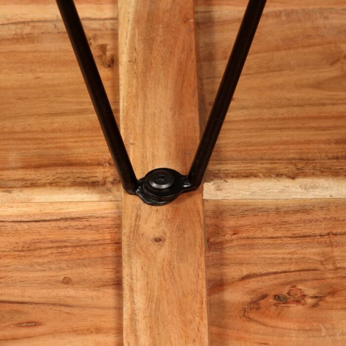 3-tlg. Bar-Set Massivholz Akazie und Altholz – Bild 5