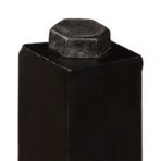 3-tlg. Bar-Set Altholz Massiv, Echtleder und Canvas – Bild 6