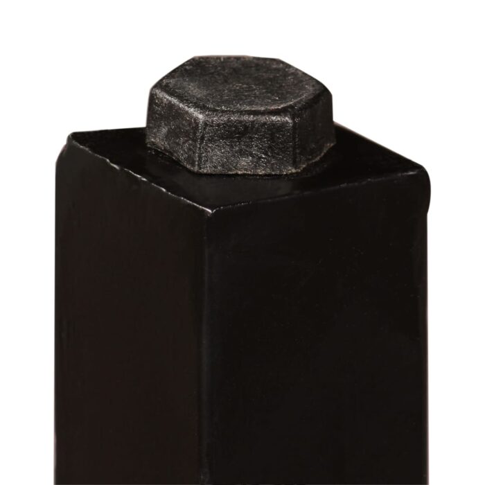 3-tlg. Bar-Set Altholz Massiv, Echtleder und Canvas – Bild 6