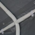 Partyzelt PE 4x8 m Grau – Bild 6