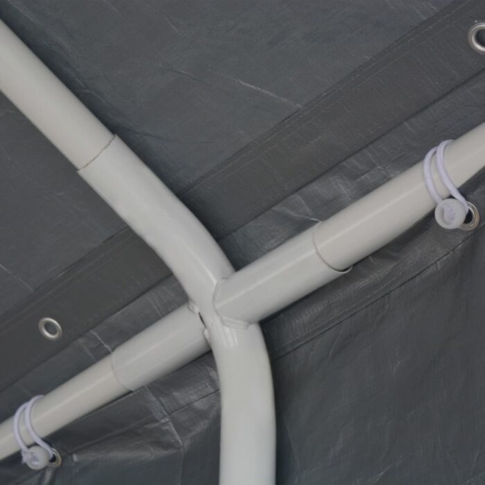 Partyzelt PE 4x8 m Grau – Bild 6