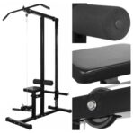 Kraftturm mit Langhantel und Kurzhantel-Set 60,5 kg – Bild 2