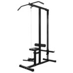 Kraftturm mit Langhantel und Kurzhantel-Set 60,5 kg – Bild 3