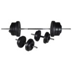 Kraftturm mit Langhantel und Kurzhantel-Set 60,5 kg – Bild 7