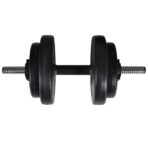 Kraftturm mit Langhantel und Kurzhantel-Set 60,5 kg – Bild 9