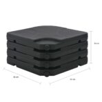 Sonnenschirm mit Tragbarem Sonnenschirmständer Grün – Bild 13