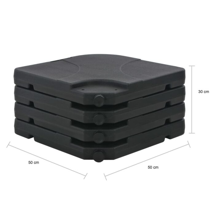 Sonnenschirm mit Tragbarem Sonnenschirmständer Grün – Bild 13