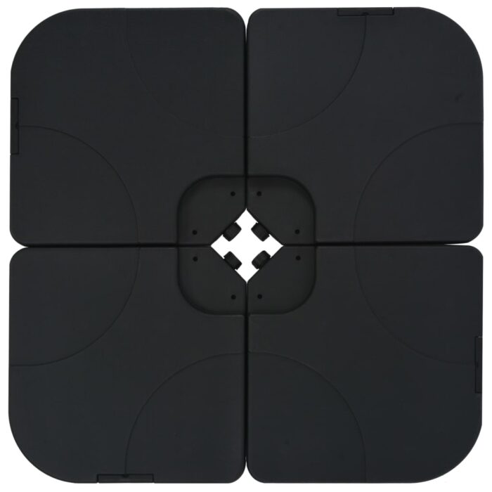 Sonnenschirm mit Tragbarem Sonnenschirmständer Grün – Bild 7