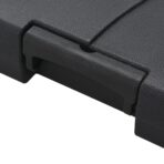 Sonnenschirm mit Tragbarem Sonnenschirmständer Taupe – Bild 12